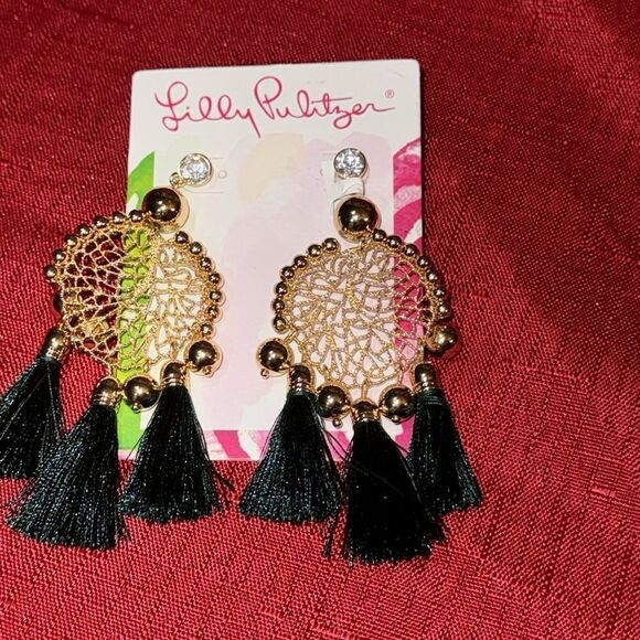LILLY PULITZER Sea Dreamer EARRINGS- green - Picture 3 of 6